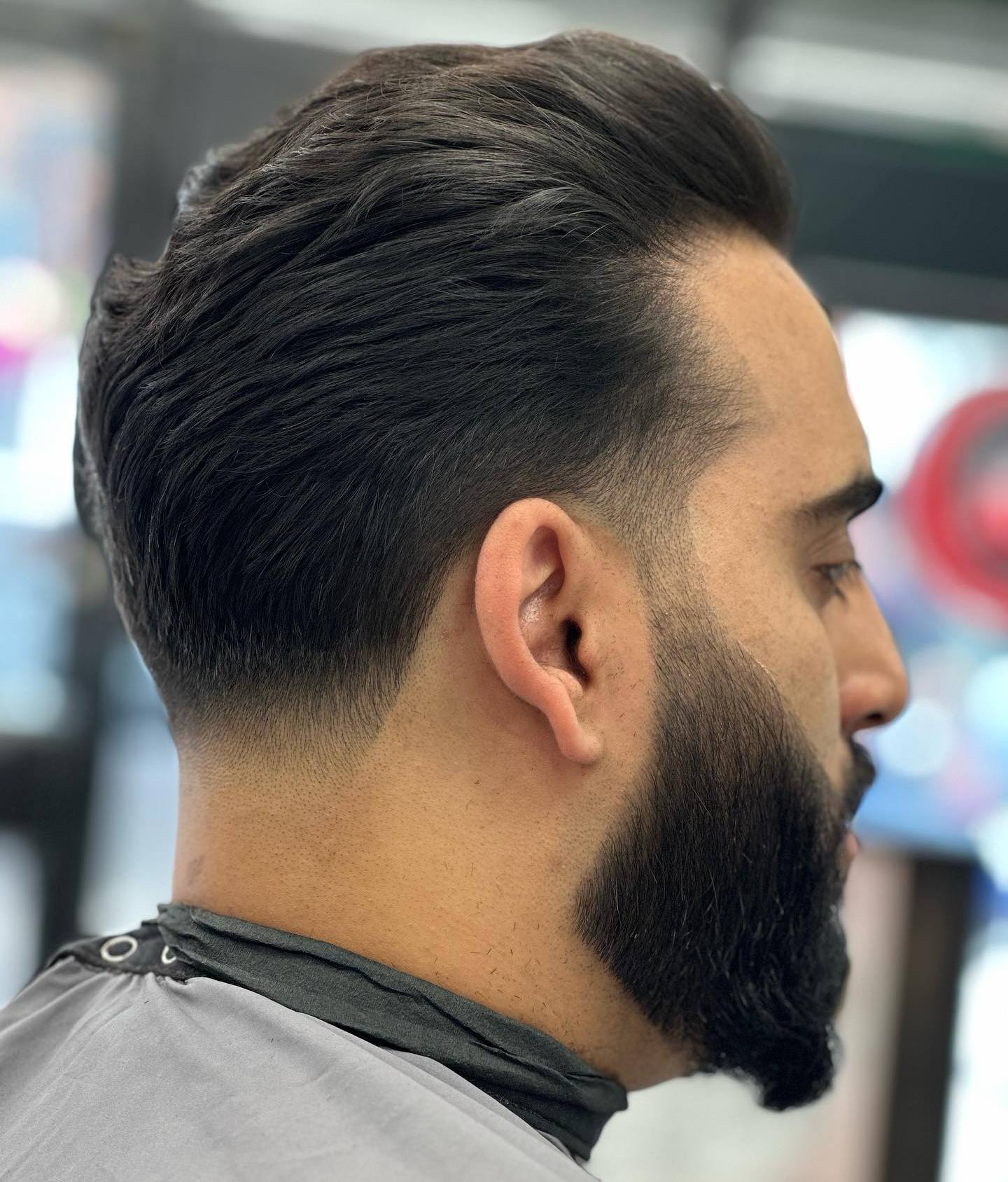 Nice Taper Fade with Line Up