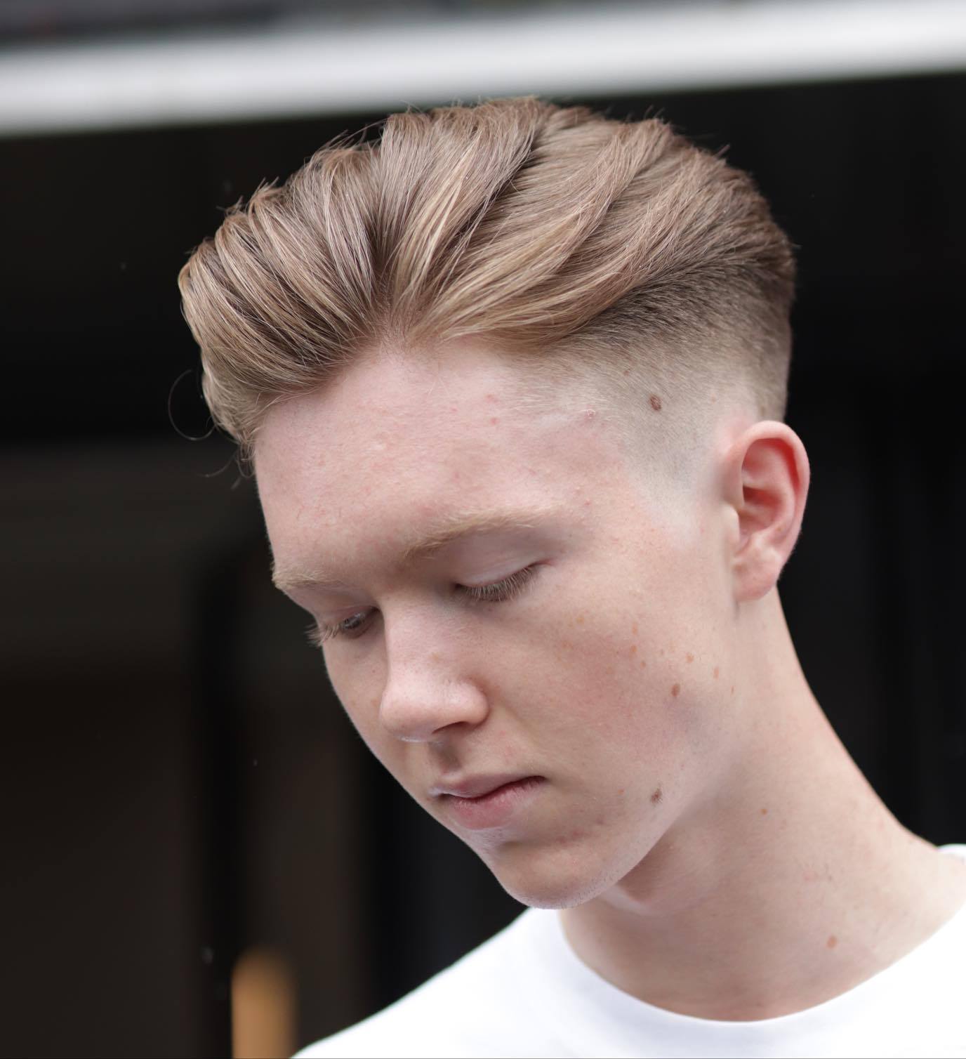 Polished Long Top Undercut Hairstyle for Guys